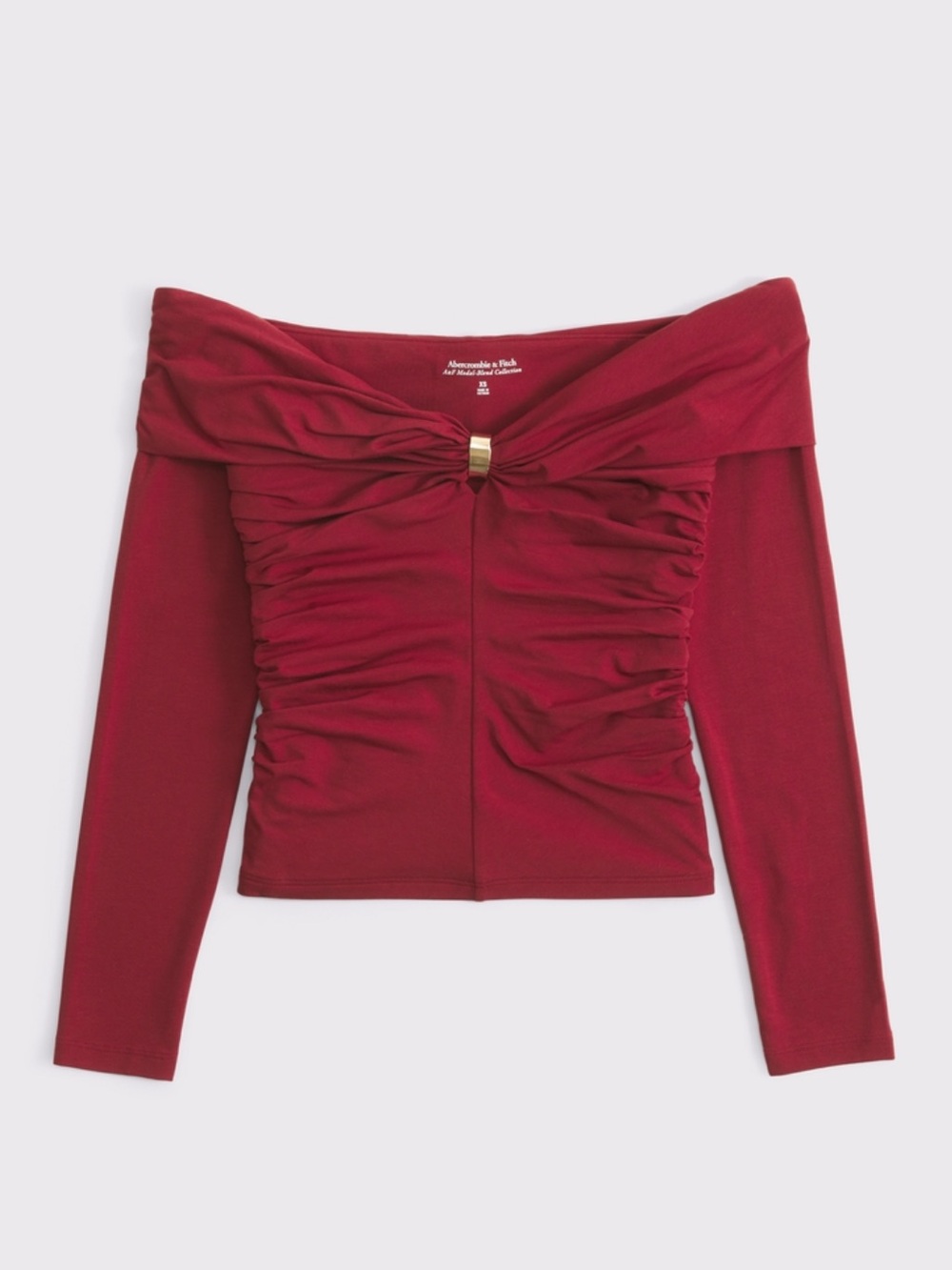 Abercrombie Off-the-Shoulder Hardware top